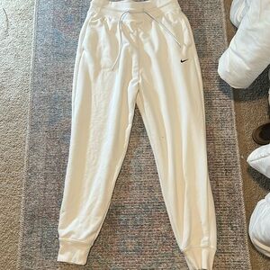 white nike sweats